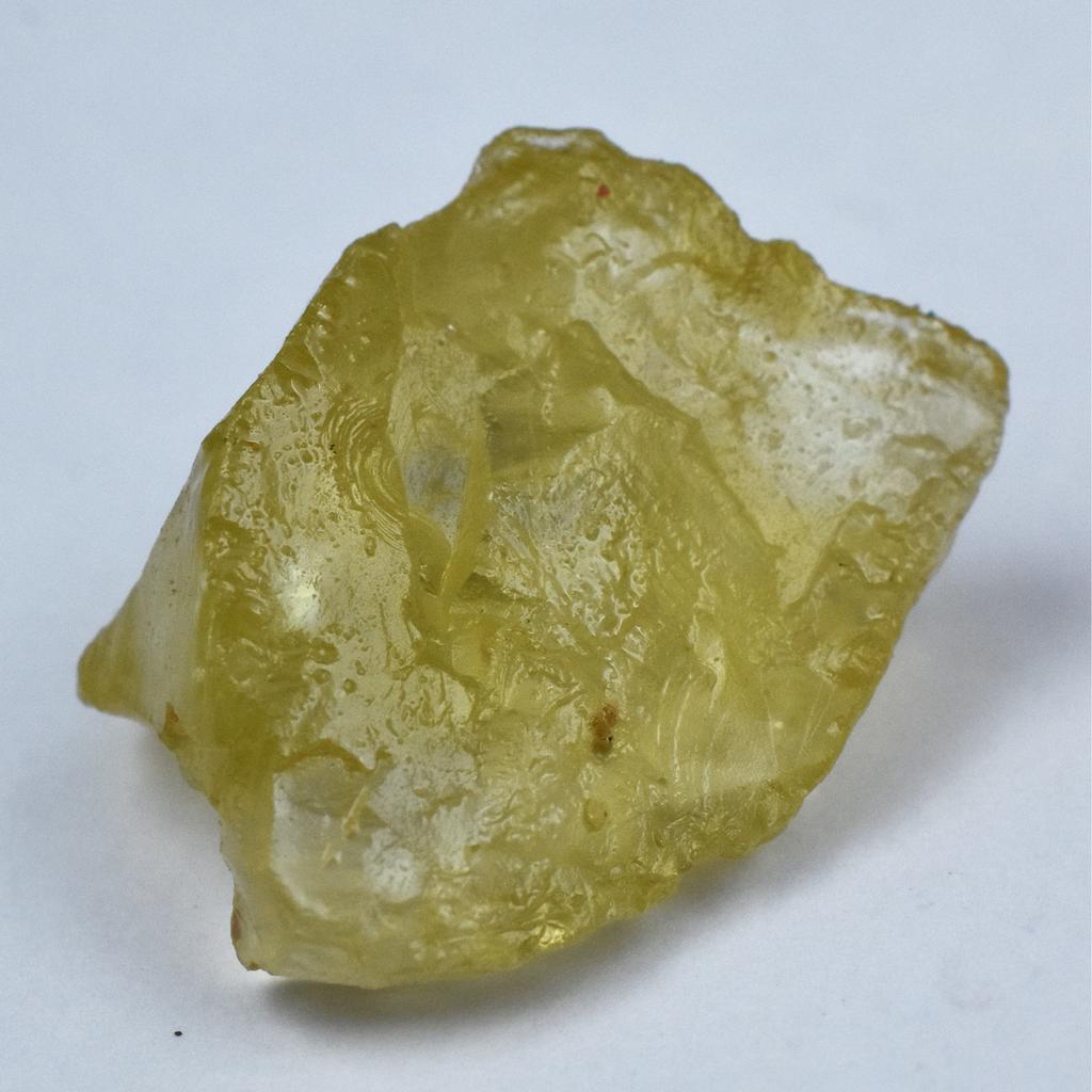 Natural Topaz Loose Gemstone Uncut Rough 59.40 Ct Lemon for Lapidary and Gem Collections