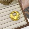 Chic French Retro Geometric Brooch for Jackets & Sweaters