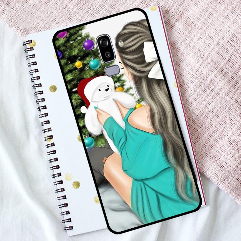 

Fashion Girl Merry Christmas Case For Samsung Galaxy M13 M14 M15 M36 M55 M35 M56 M16 M54 M34 M31 M11 M53 M12 M32 M52 M06 Samsung M21
