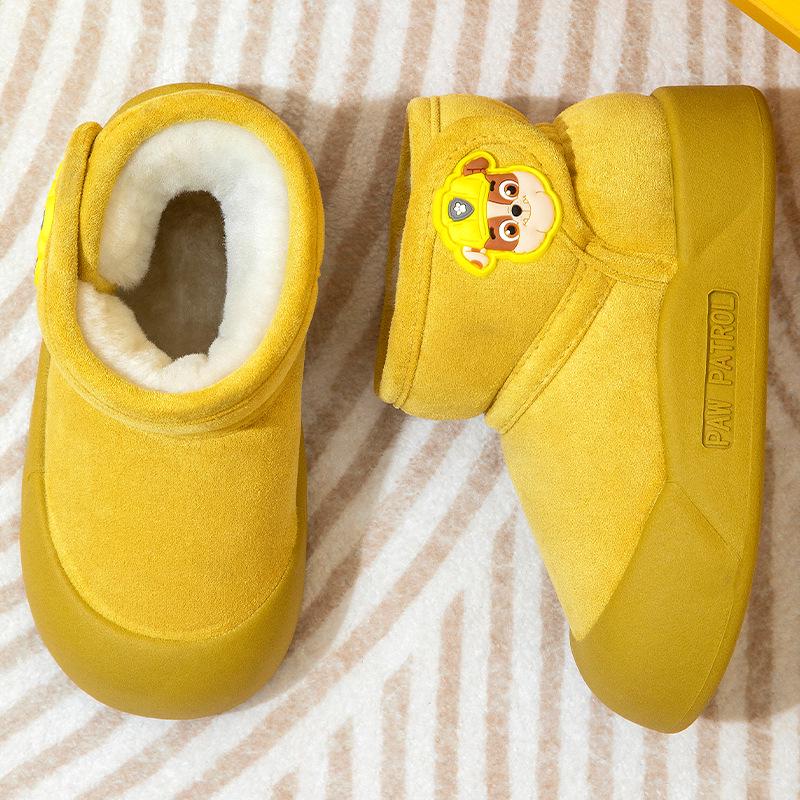 Paw Patrol Kids' Non-Slip Winter Snow Boots - Warm Cotton for Girls