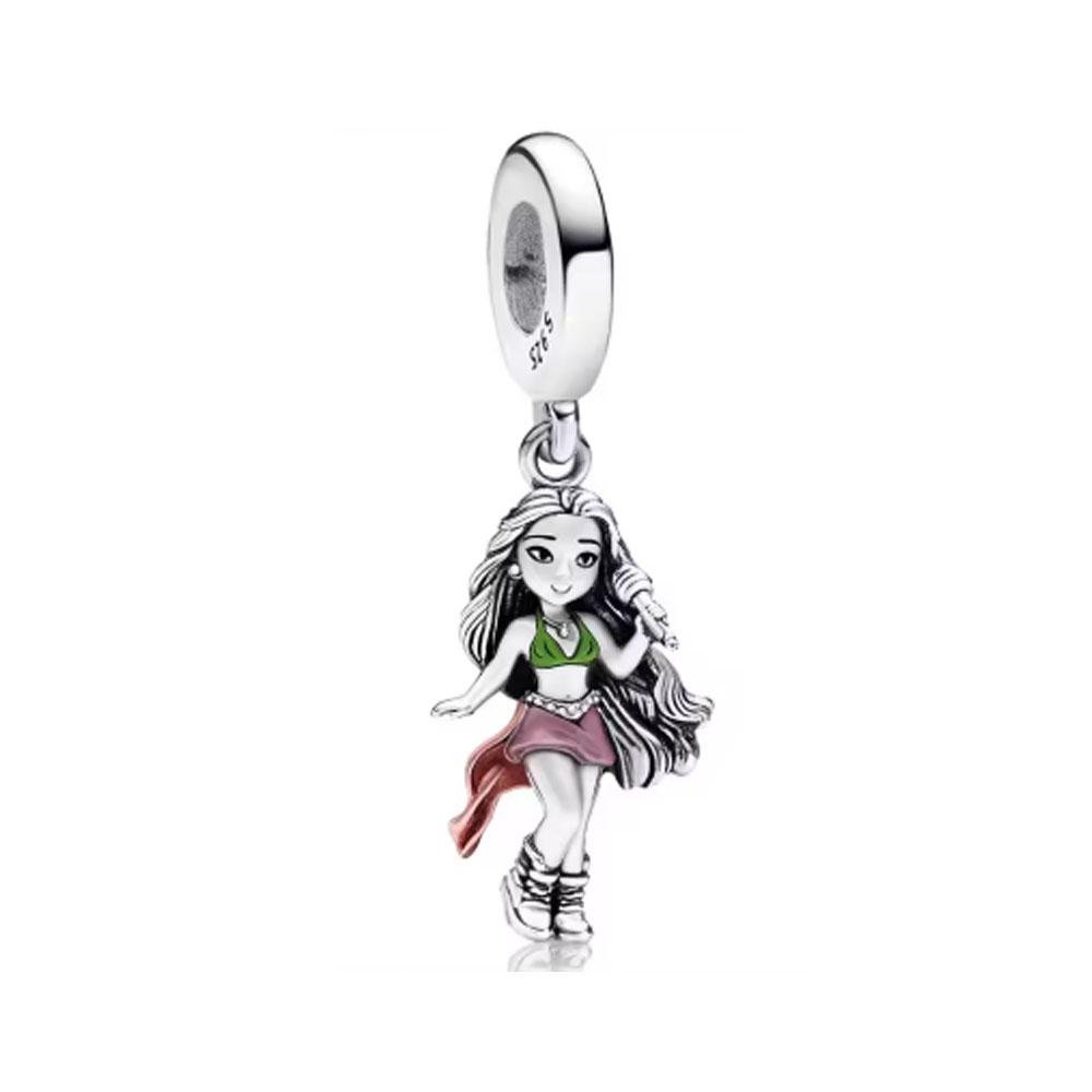 Fashionable 925 Silver Cartoon Beads Compatible with European Bracelet Koala Rabbit Mouse Princess Anime Beads DIY Jewelry Gift
