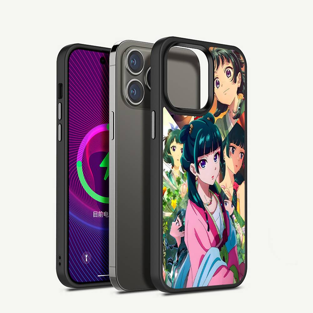 Anime The Apothecary Diaries Black For Magsafe Magnetic Phone Case For IPhone 16 15 17 Pro Max 11 12 13 14 Plus Cover