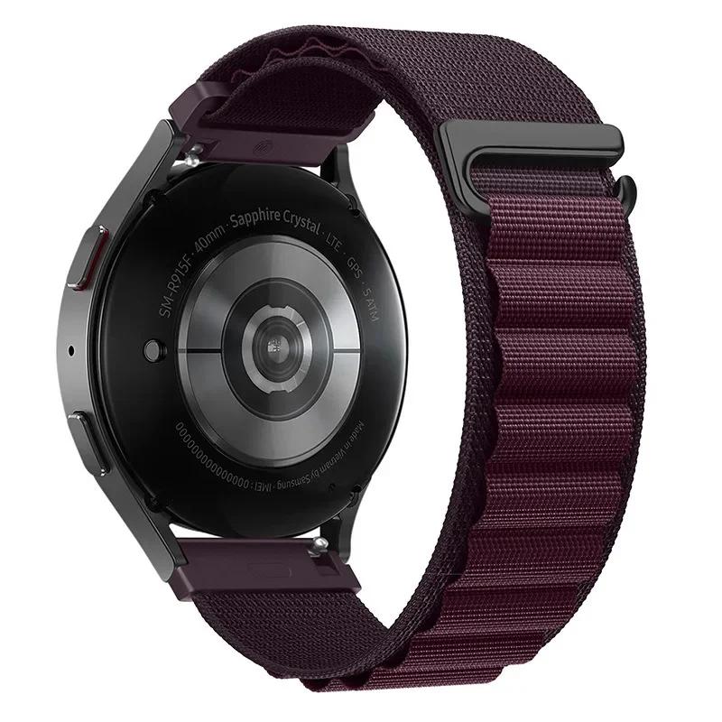 22mm 20mm Alpine Loop Armband für Huawei Watch GT6 Pro/GT6/GT5/GT4 Armband für Samsung Galaxy 7 6 Classic 5 4 Nylon Uhrenarmband