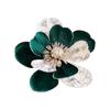 1 Piece of Fabric Flower Sparkling Tree Decoration Christmas Flowers Holiday Sparkling Frosted 22/15cm