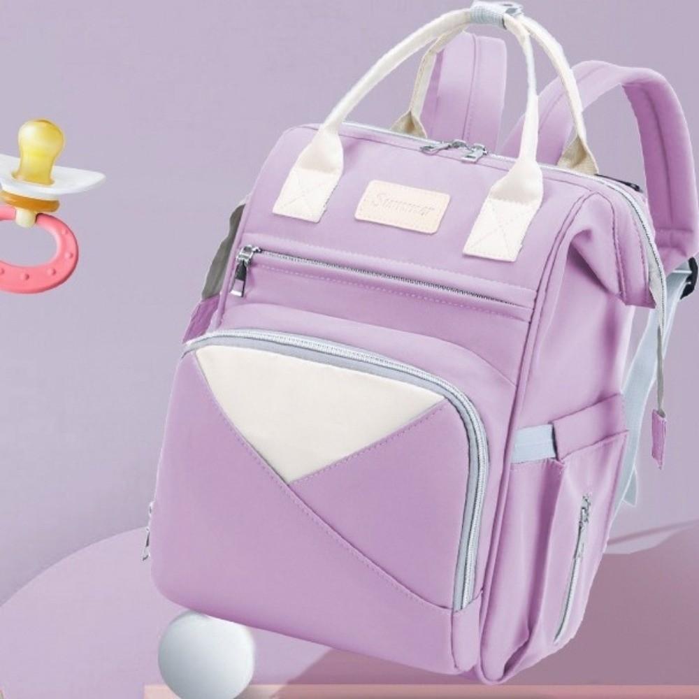 Nylon Diaper Bag Backpack Multifunctional Maternity Travel Bag Fashionable Mommy Bag  Mama