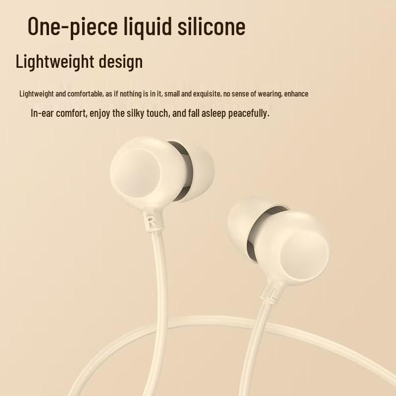 Comfortable Type-C Wired In-Ear Sleep & Gaming Earphones - Painless Long Wear Design