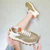 Super fire waffle Forrest Gump shoes soft sole color matching spring BT retro platform casual shoes women's shoes sports shoes