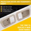 OCPTY Door Handles Interior Rear Driver Left Passenger Right Side Replacement fit 2000-2006 for Toyota Tundra Inside Inter Door Handles Texture Beige