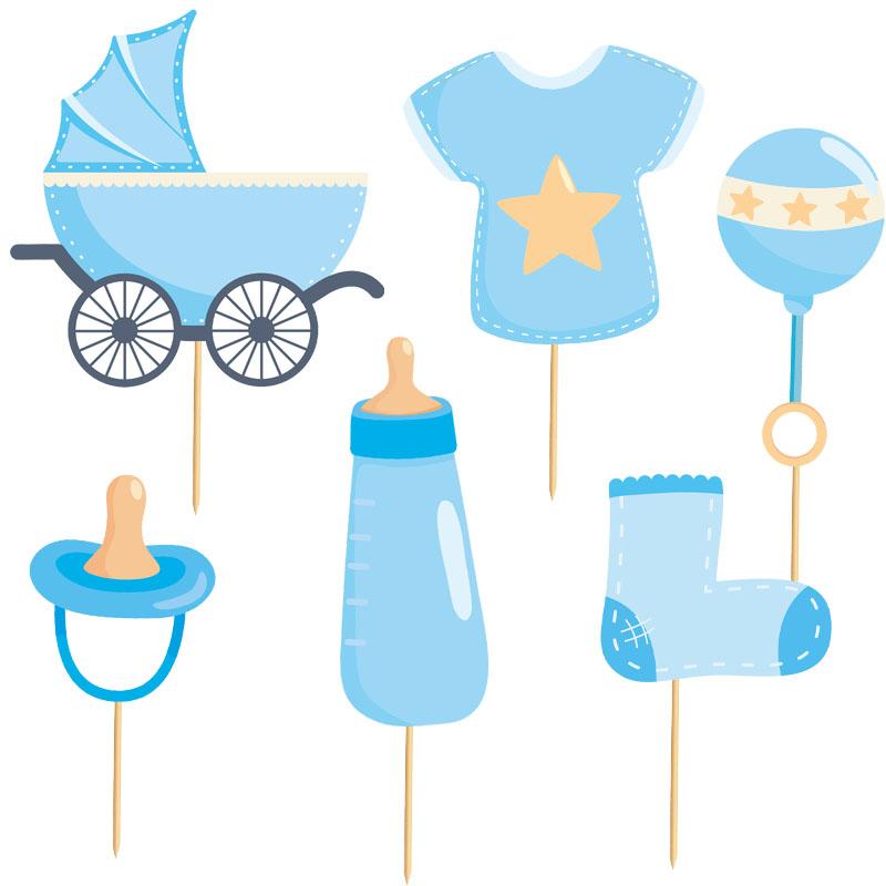 Toppery Pikery Baby Shower Chłopiec 6Szt.