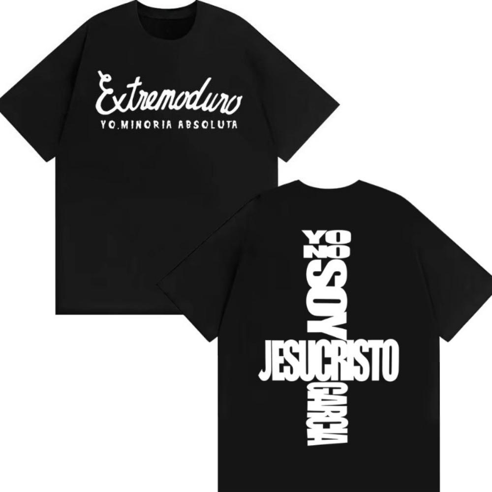 Cotton men's shirt Summer Jesucristo Garcia Album graphics shirt Women's Y2k Hip Hop streetwear Tshirt