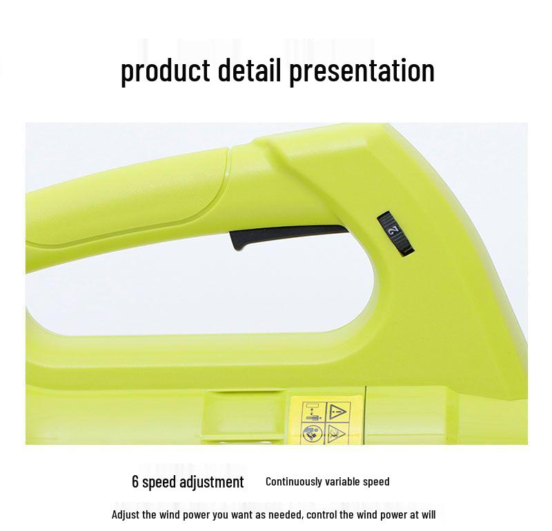 High-Power Handheld Electric Blower for Dust, Leaves, and Snow Removal - 220V Industrial Use