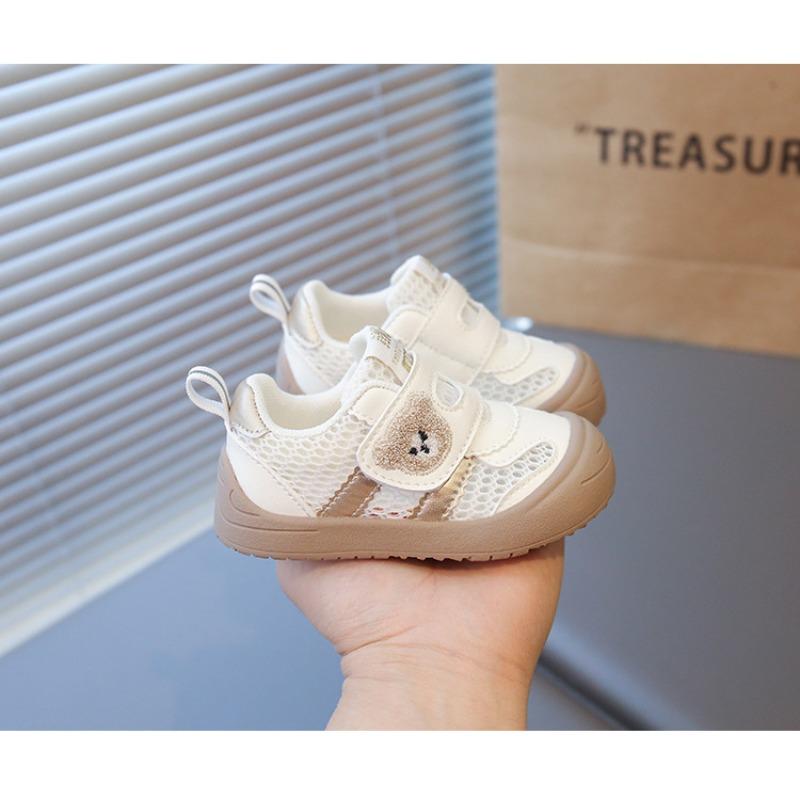 Infant toddler shoes cartoon baby sports shoes 1-3 years old toddler breathable net shoes male and female babies soft sole