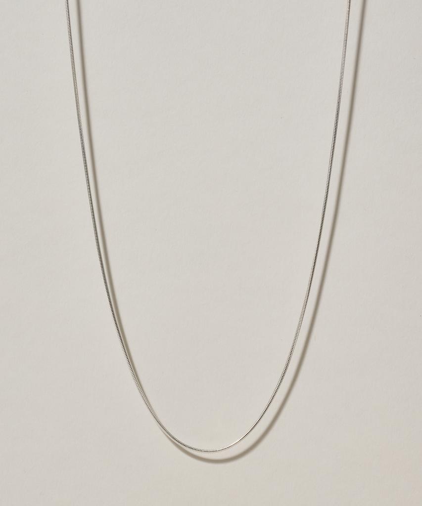 Novice Tokyo Simple Narrow Necklace [Silver 925] (2 Sizes) / Silver