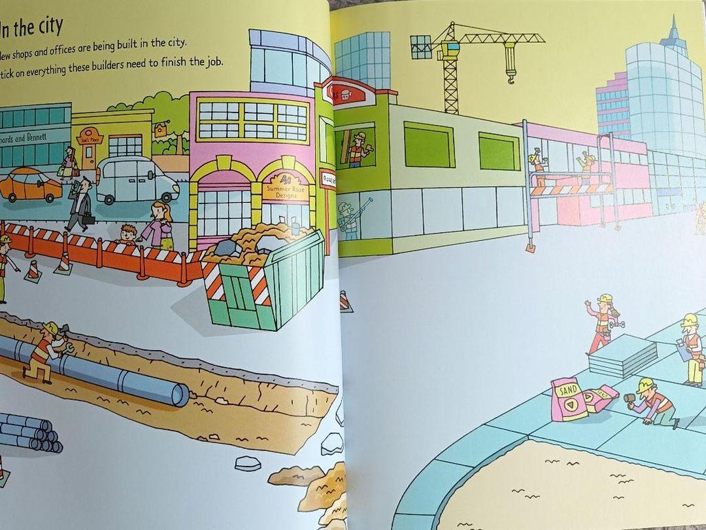 [USED] Usborne Stickerbook Set of 4 for Boys