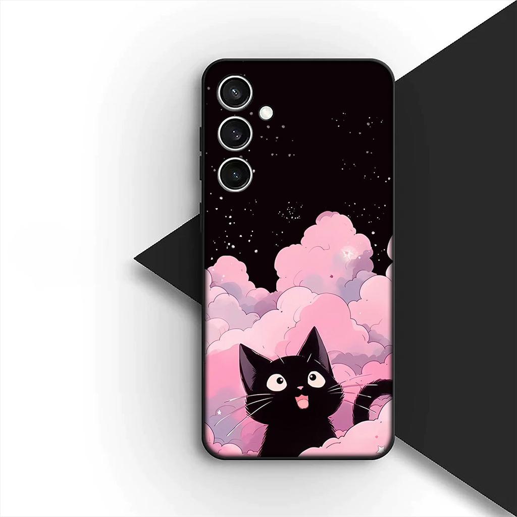 Soft Cover for Apple iPhone 17 Pro XS Max Air 6 7 8 Plus 5 + SE 2022 SE2 16E Casing Phone Case Comics Cat Meow Lovely