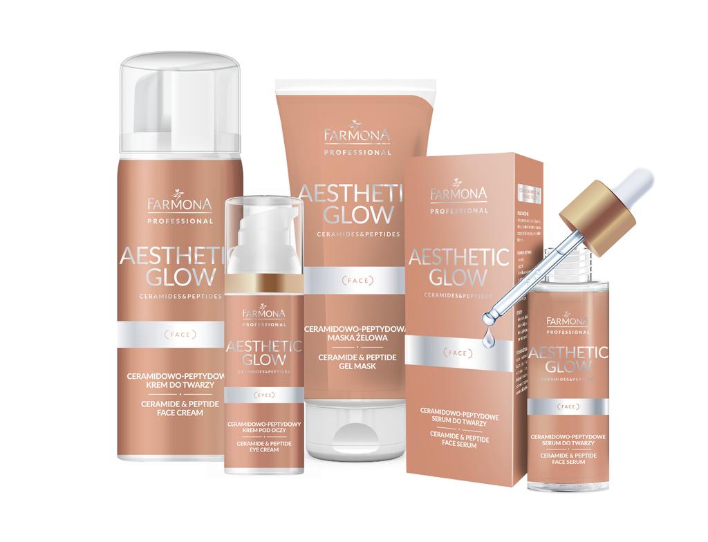 Ceramidowo-peptydowy krem pod oczy Aesthetic Glow Farmona Professional 50ml