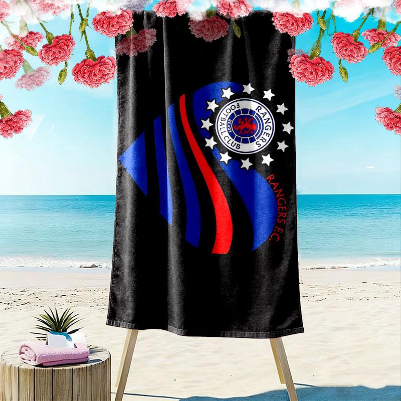 Rangers Print Beach Towel, Large Soft Quick Dry Towel for Beach Camping Swimming