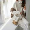 Soft Sticky Pullover Turtleneck Jumper Women Plus Size Autumn and Winter Comfortable Loose Simple Knit Sweater