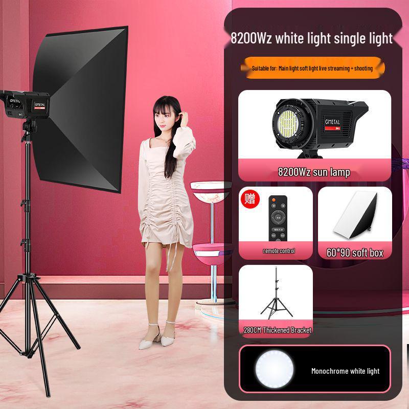 Ultra-Bright Spherical Fill Light for Live Streaming and Photography