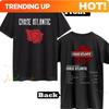Band Chase Atlantic Tour 2025 Tshirt Summer Shortsleeved Unisexs Tshirt The Hiphop Rock And Gothic Style Clothing Of The Fans