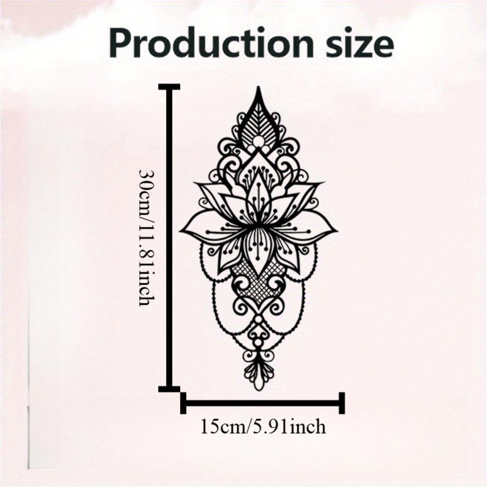 

1pc Spiritual Lotus Mandala Metal Wall Art, Yoga Gift for Living Room Bedroom Decor, Halloween Christmas Ornament Mural Statue S/30CM/12Inch