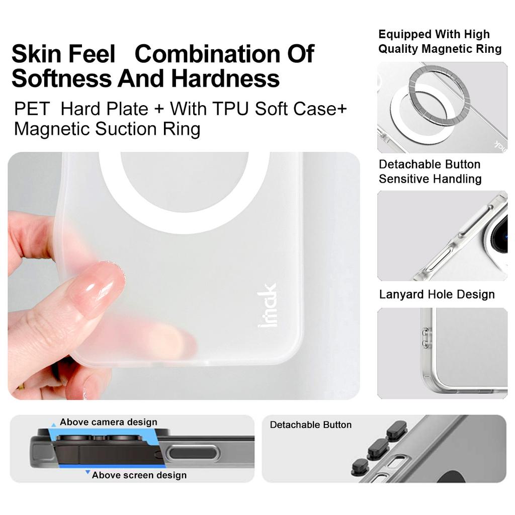 Etui na telefon Vivo V60 Lite 4G 5G IMAK Czekoladowe Etui Magnetyczne