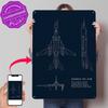Sukhoi M Tinplate Poster Customized Wall Art Retro Vintage Metal Signs for Fans Bathroom Decor Room Mancave Decoration Gaming