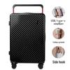 20" Wide Drawbar Carry-on Suitcase with Universal Wheels, Drop-resistant, Travel Combo Lock, High-Value for Students
