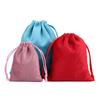 Black Velvet Drawstring Jewelry Pouches