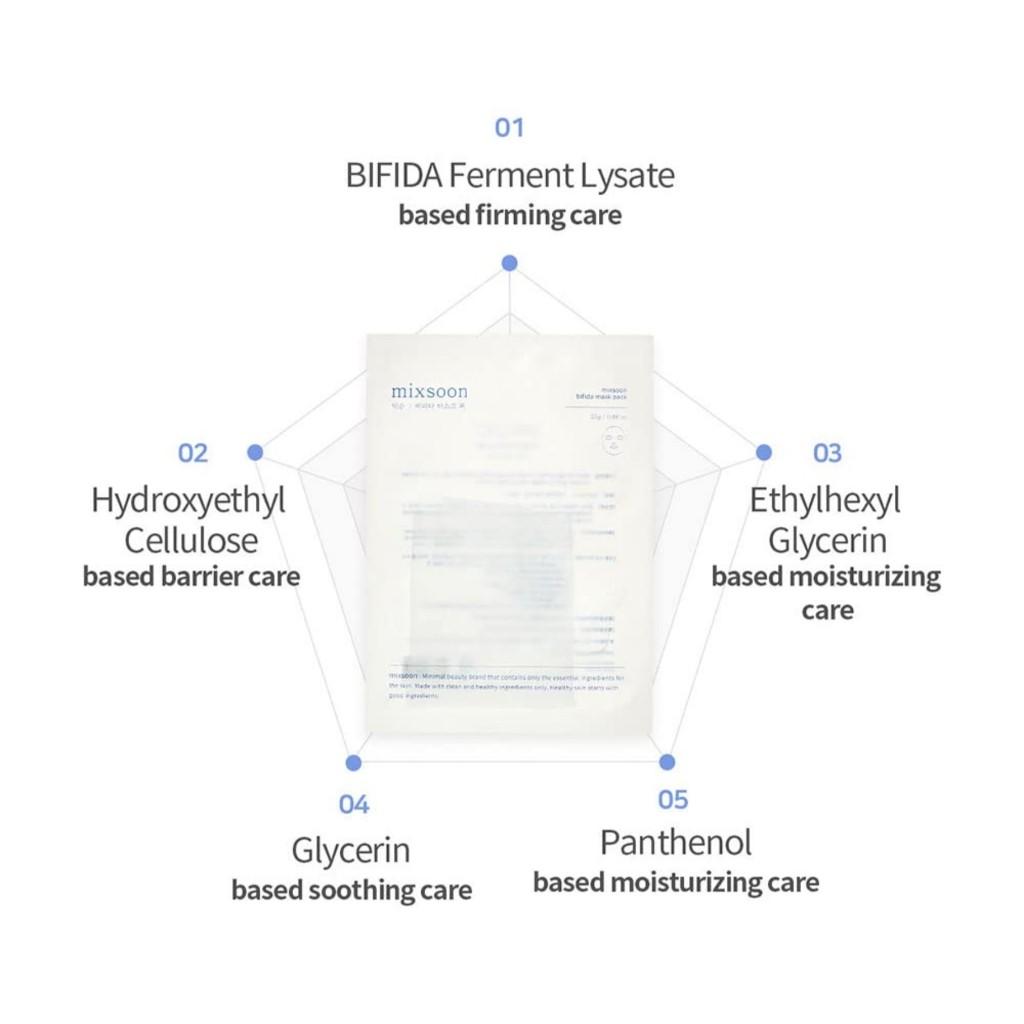 MIXSOON Bifida Sheet Mask Pack (1 Sheet)