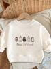 European Size A Brightly Colored Print Pattern, a Comfortable And Skin-Friendly Round-Neck Sweatshirt for Baby , Perfect for Everyday Wear