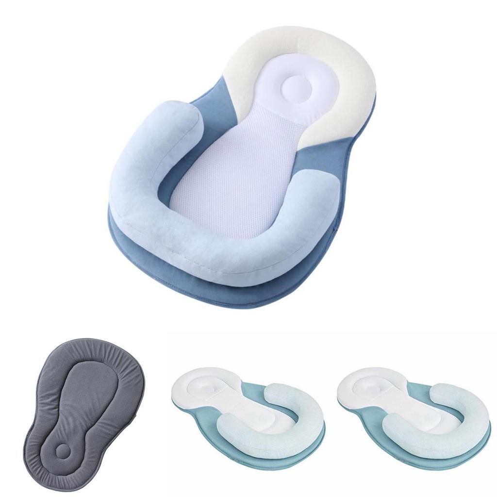 Newborn Baby Head Shaping Pillow With Antiroll Design For Infant Sleep Support