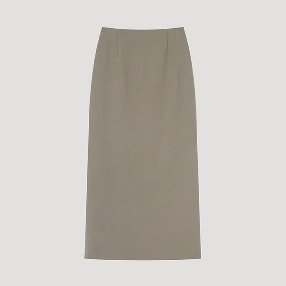 

She S miSS Back Slit Long Skirt SwwSko31030 Gr Grey/44