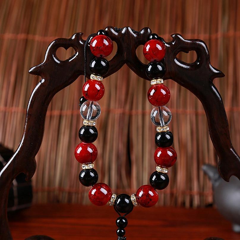 Car Ornaments Buddha Beads With Brave Troops Auto Interior Rearview Mirror Hanging Pendant Stalls