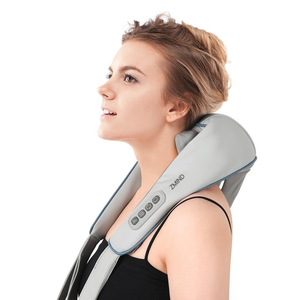Shiatsu Kneten Nackenmassagegerät Shiatsu Nacken- und Rückenmassagegerät mit beruhigender Wärme Tragbares Nackenmassagegerät
