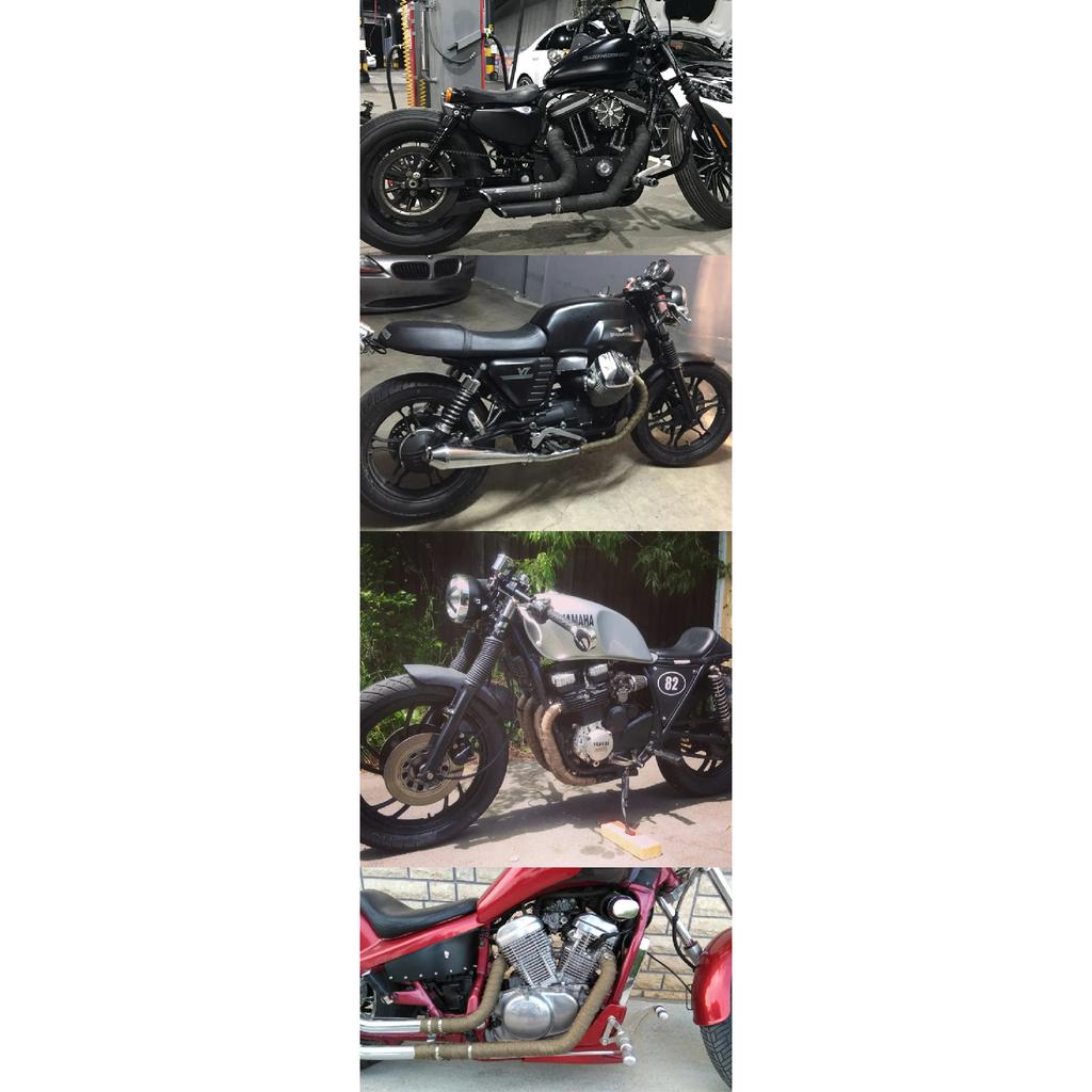 Motorcycle Exhaust Muffler Thermal Tape Hand Wrap Insulation 5cm 5M Car Dirt Bike Enduro Exhaust System Motocross Accessories