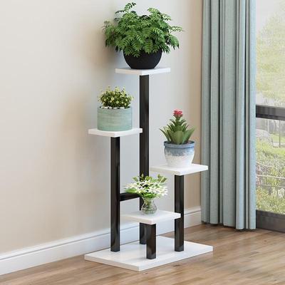 Mehrschichtiges Indoor-Blumenregal aus Schmiedeeisen für Wohnzimmer und Balkon