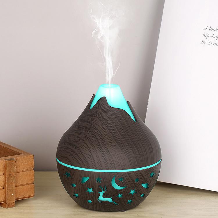 Mini Plastic Ultrasonic Humidifier Colorful Lights Silent USB 200ml Capacity Air Hydration Aromatherapy Spray for Household Use