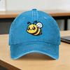 Joyful Cartoon Bee Cute Adorable Yellow Black Casual Baseball Cap For FeUnisex Unisex Summer  Rock Trucker Hat Classic Snapback Cap