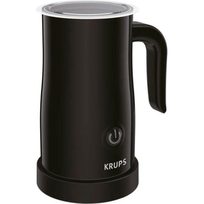 Mousseur À Lait Automatique KRUPS XL100810 - 2 Fonctions Mousse Et Chauffe - Noir