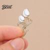 Lightweight Brooch Pin Pin 3D Tulip Bud Shape Lapel