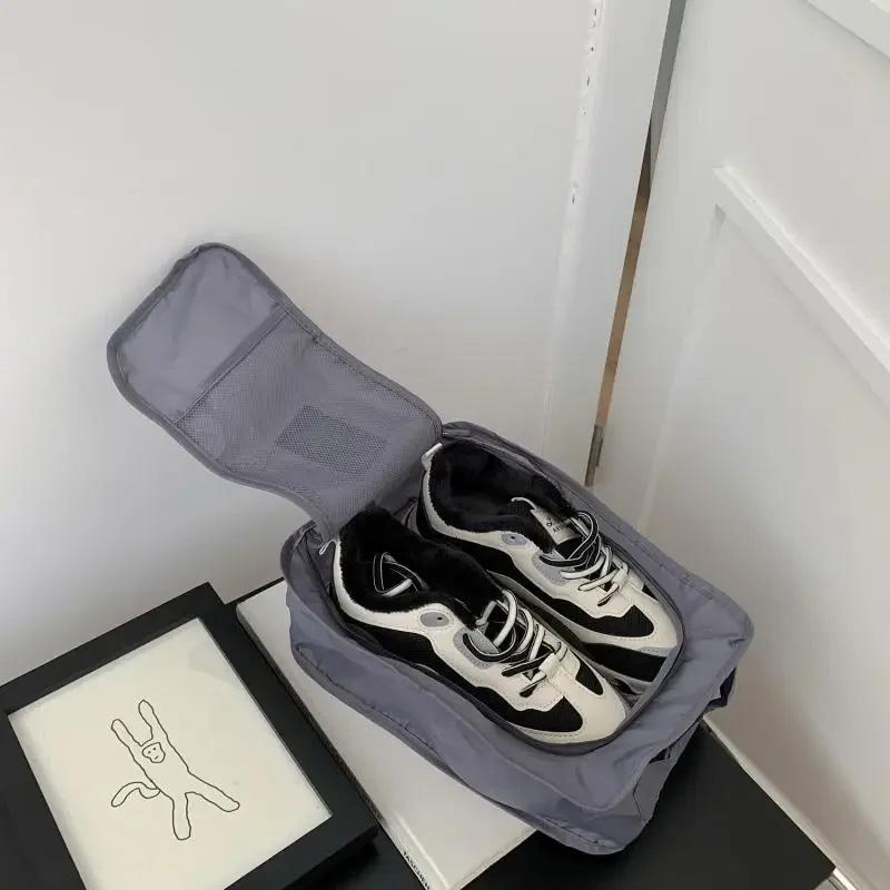 Zipper Portable Shoe Bag Travel Storage Multifunctional Waterproof Folding Storage Large Capacity Shoe Bag Shoe Organizer 2026