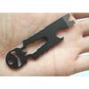 Multifunction Stainless Steels Pry Bar Tool Survival Tool, Multipurpose Crowbars Tool Bottle Opener Outdoor Camping Tool