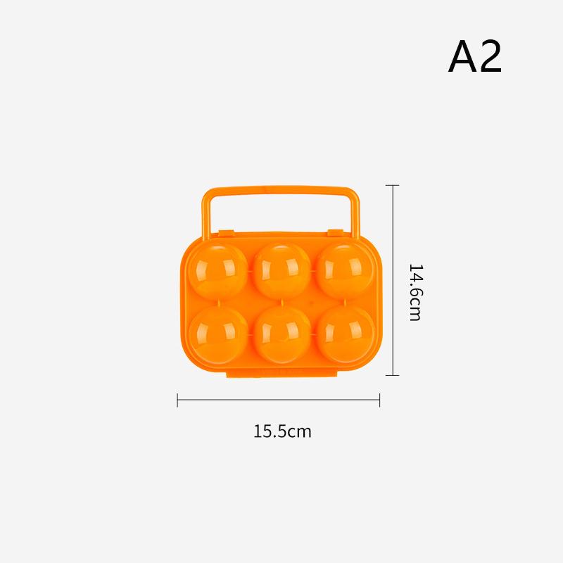 

Портативный контейнер для яиц на 6/12 ячеек, противоударный органайзер для яиц, защищенный от падений, контейнер для яиц в холодильник, кухонное хранение и организация