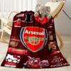 Arsenal Blanket Soft Warm Cozy Great for Livingroom Sofa Bed Four Seasons Multipurpose Stylish Decor Gifts For Family Or Friends