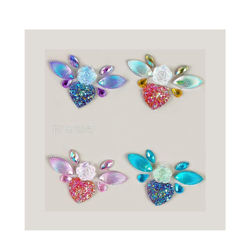 DIY Samolepky na obličej Tělo s drahokamy Dětské 3D samolepky s drahokamy Dětské samolepky na tetování na čelo