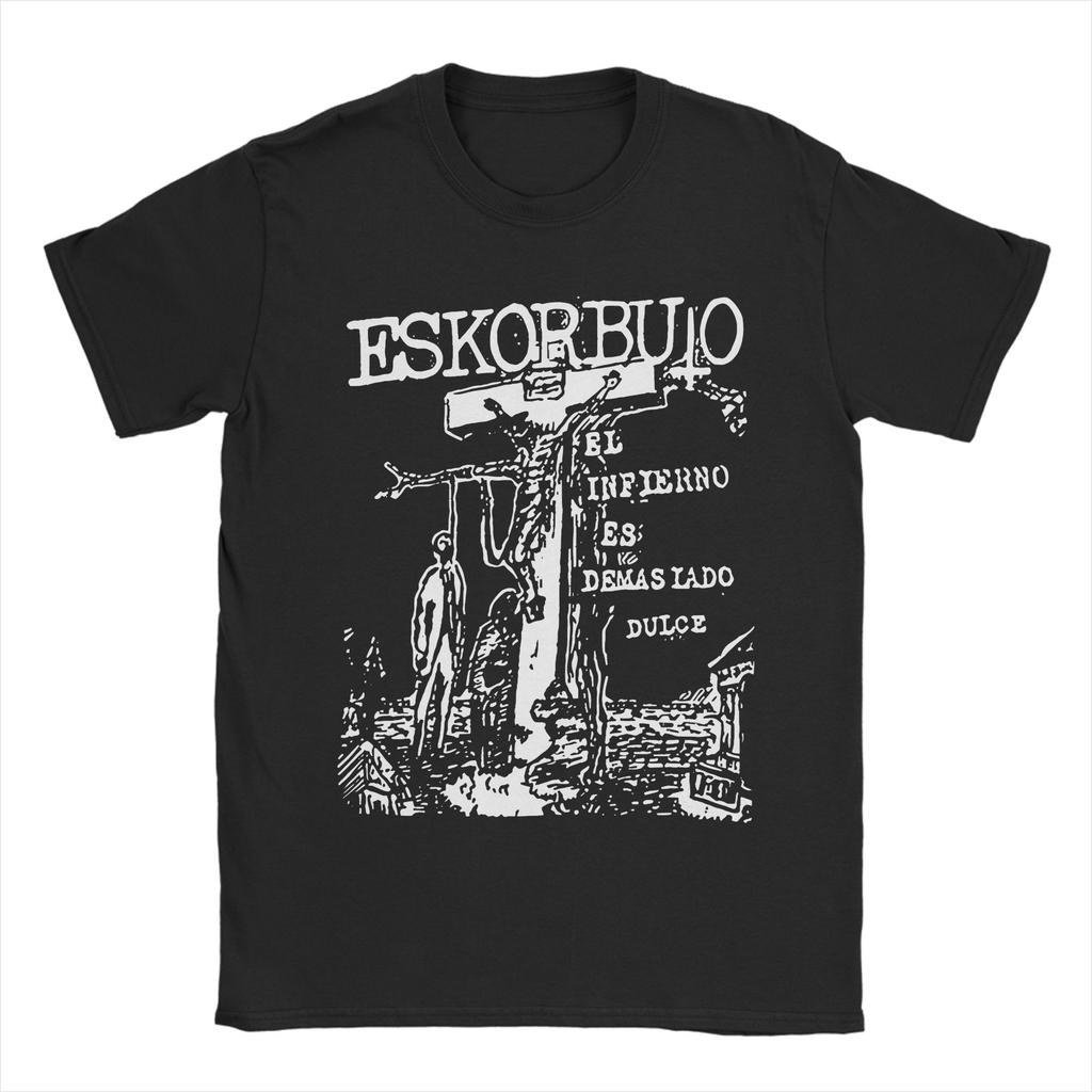Men ESKORBUTO DEMASIADOS ENEMIGOS T-Shirts Clothes Summer Y2K Fun Short Sleeve T Shirt O-Neck Loose Tshirt Big Size 5XL 6XL