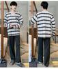 Men's Long Sleeve Pajamas Set - Spring/Autumn Style, Plus Size, Suitable for Teens and University Students, Indoor/Outdoor Wear