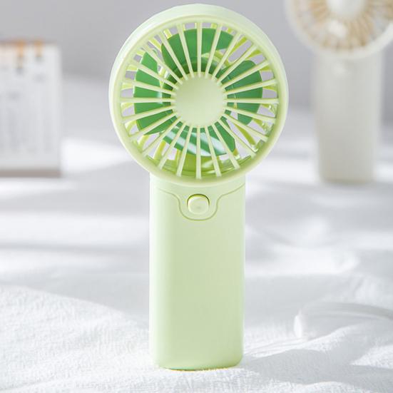 Kleine Ventilator Draagbare Handventilator met Veiligheidsbeschermhoes Lichtgewicht Mini Ventilator voor Kinderen En Reizen Eenvoudige Bediening Koelapparaat