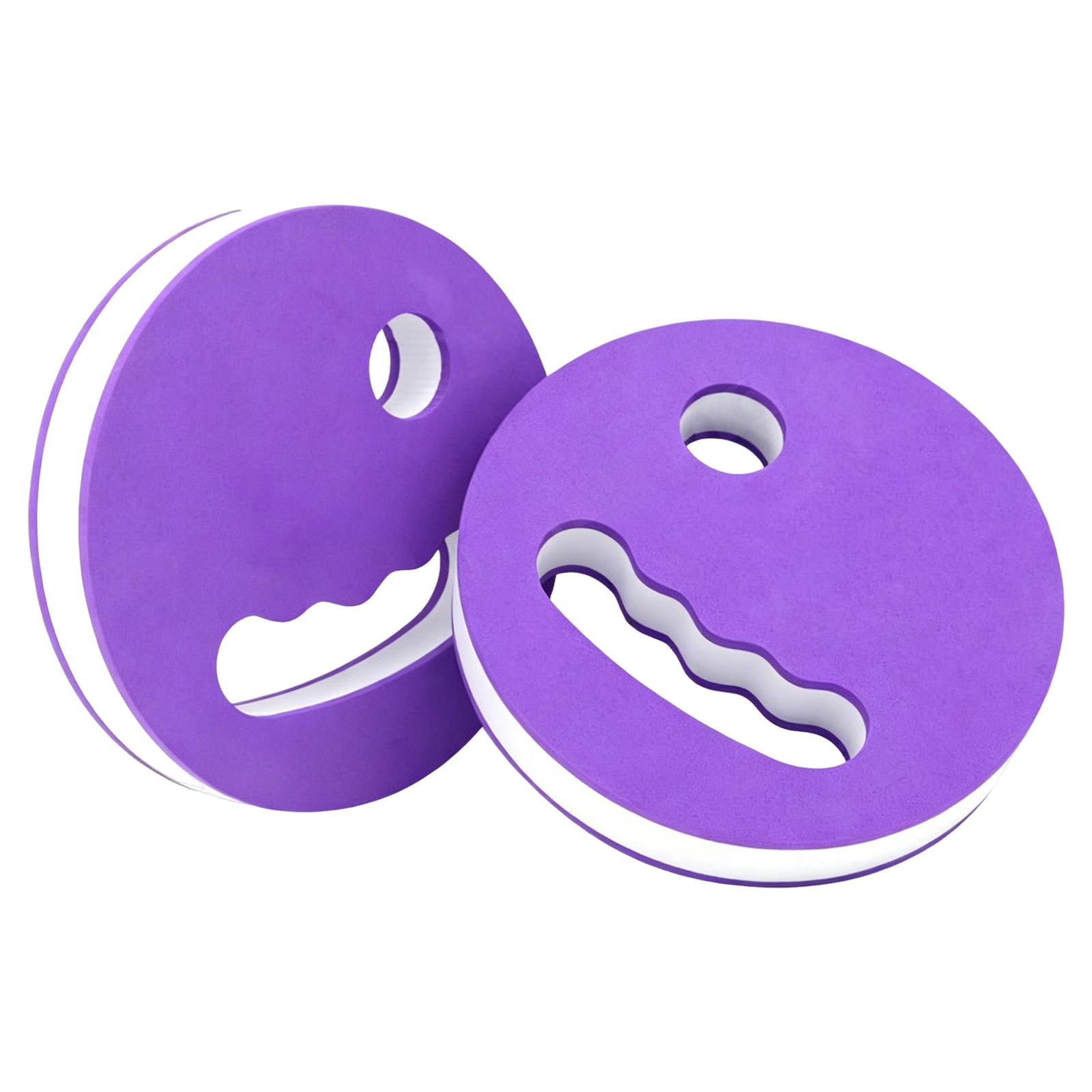 

1Pair Water Paddle Board with Manual Handle Hand-Held Float Board Swim Hand Disc Buoyancy Pool Training Equipment Swimming Aids фіолетовий